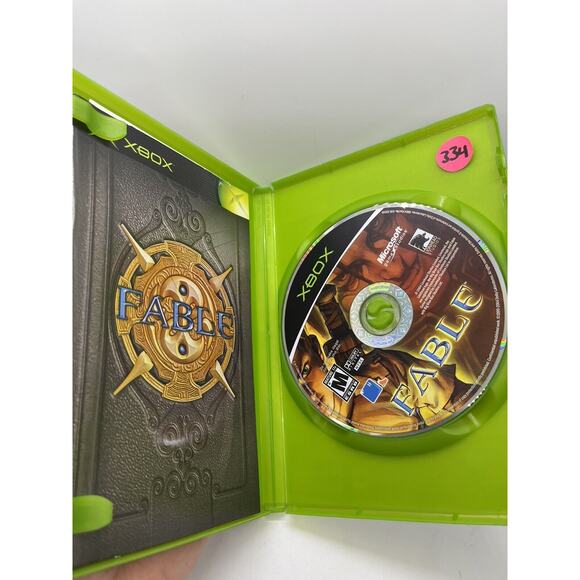 Fable 1 (2004) Black Label Original Microsoft XBox Complete w/Manual - Tested - Picture 4 of 8